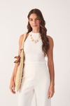 Blusa Tricot Detalhe Ondulado