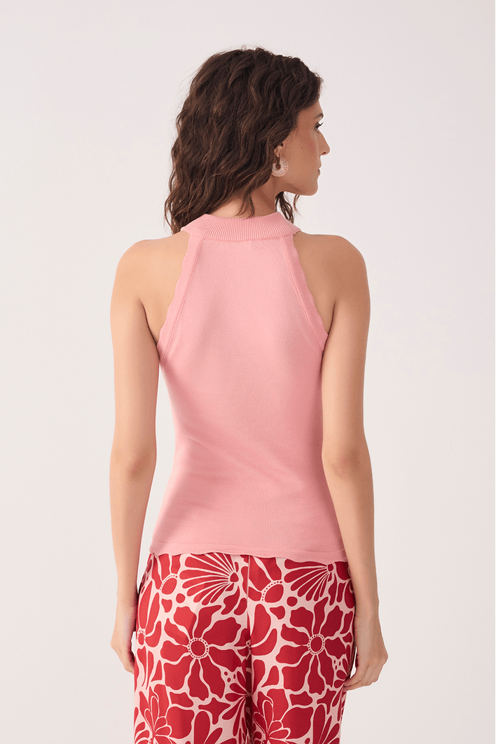 Blusa Tricot Detalhe Ondulado