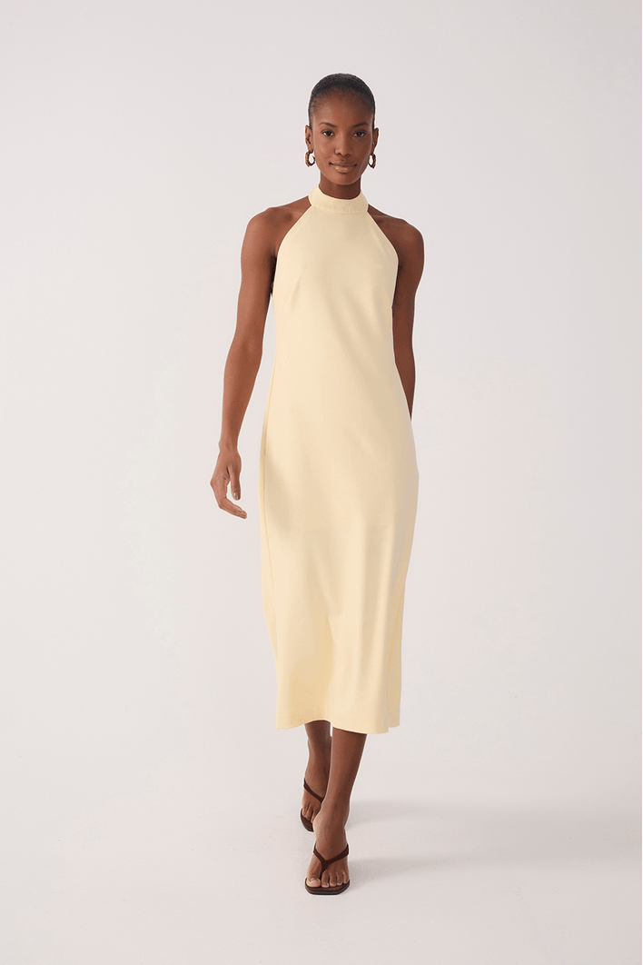Vestido Frente Única Malha Alfaiataria