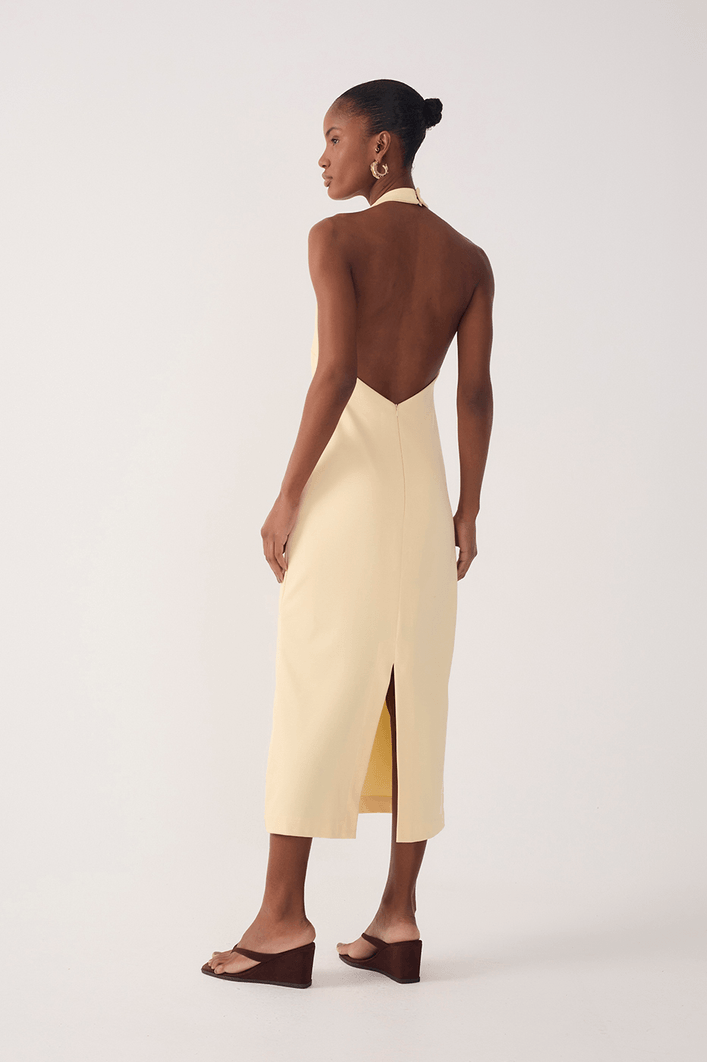Vestido Frente Única Malha Alfaiataria