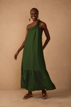 Vestido Cropped Linho Ombro Só