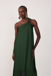 Vestido Cropped Linho Ombro Só