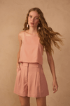 Blusa Linho Quadradinha