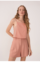 Blusa Linho Quadradinha