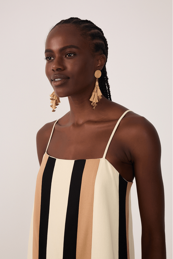 Vestido Midi Linho Color