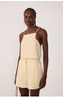 Blusa Linho Quadradinha