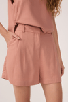 Short Linho Bolso Faca
