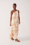 Vestido Cropped Linho Estampa Calmaria