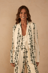 Blazer Linho Estampa Aventureiro