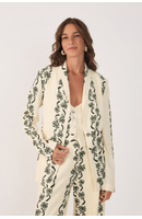 Blazer Linho Estampa Aventureiro