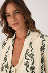 Blazer Linho Estampa Aventureiro