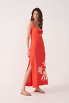 Vestido Cropped Bordado Dança Solar