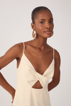 Vestido Cropped Bordado Dança Solar