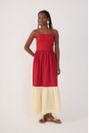 Vestido Cropped Bicolor