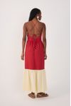 Vestido Cropped Bicolor