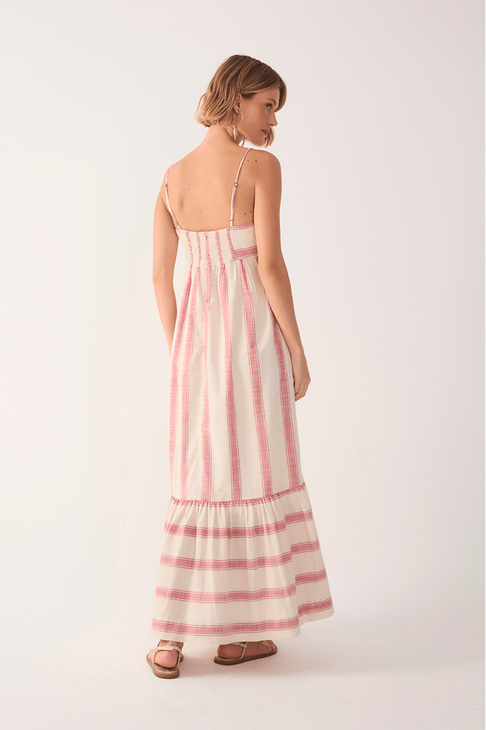 Vestido Cropped Listrado