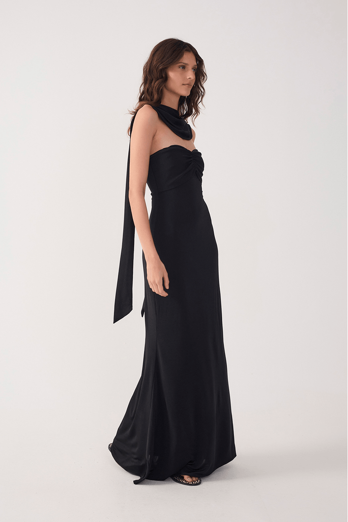 Vestido Jersey Com Amarração