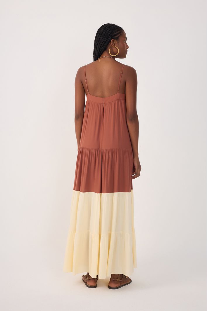 Vestido Crepe Longo Maria