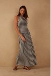 Vestido Cropped Listrado