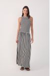 Vestido Cropped Listrado