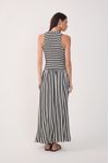 Vestido Cropped Listrado