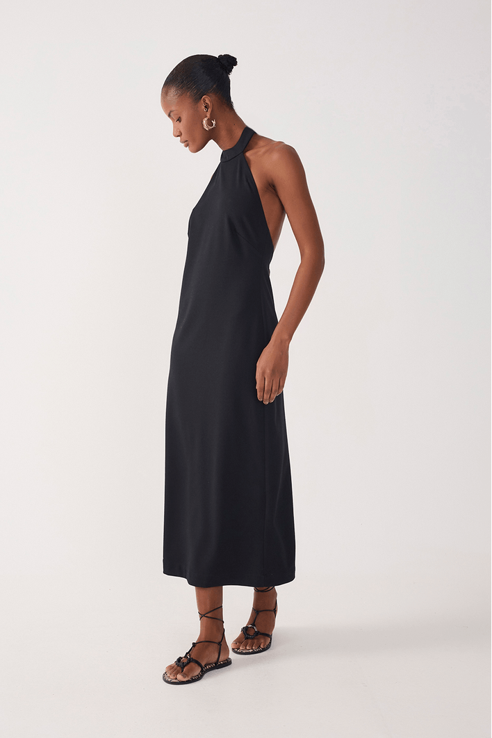 Vestido Frente Única Malha Alfaiataria
