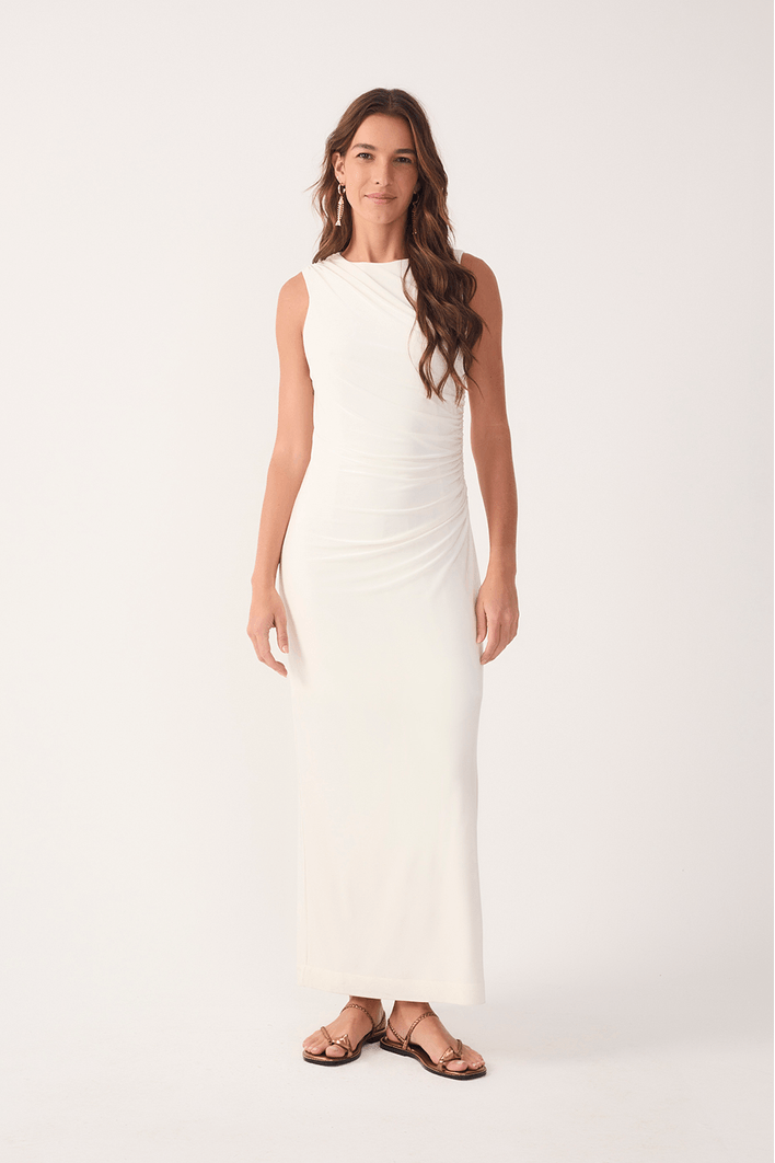 Vestido Drapeado Jersey