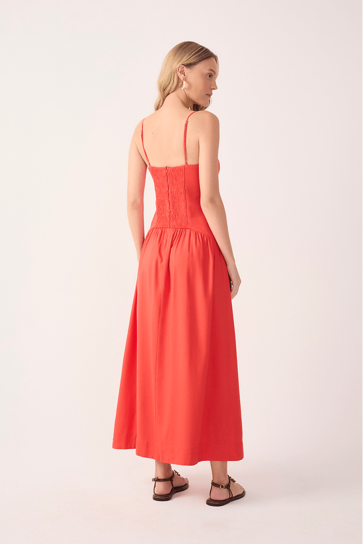 Vestido Cropped Linho Corset