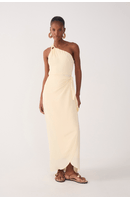 Vestido Crepe Cropped Pareô