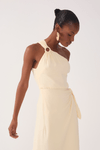 Vestido Crepe Cropped Pareô