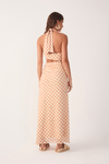 Vestido Cropped Tule Estampa Mosaico