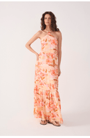 Vestido Longo Estampa Bela