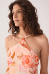Vestido Longo Estampa Bela