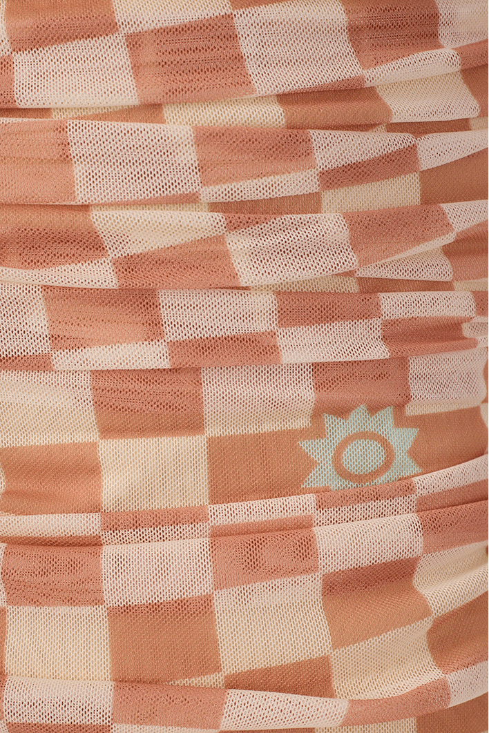 Blusa Tule Estampa Mosaico