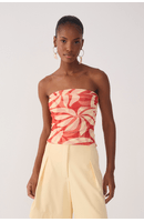 Blusa Tule Estampa Dança Solar
