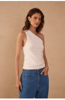 Blusa Jersey Ombro Só Franzida