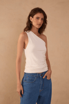 Blusa Jersey Ombro Só Franzida