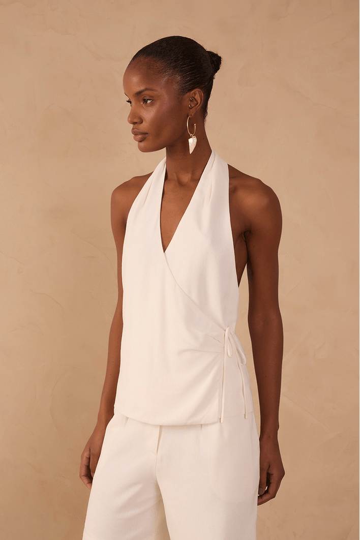 Blusa Frente Única Linho