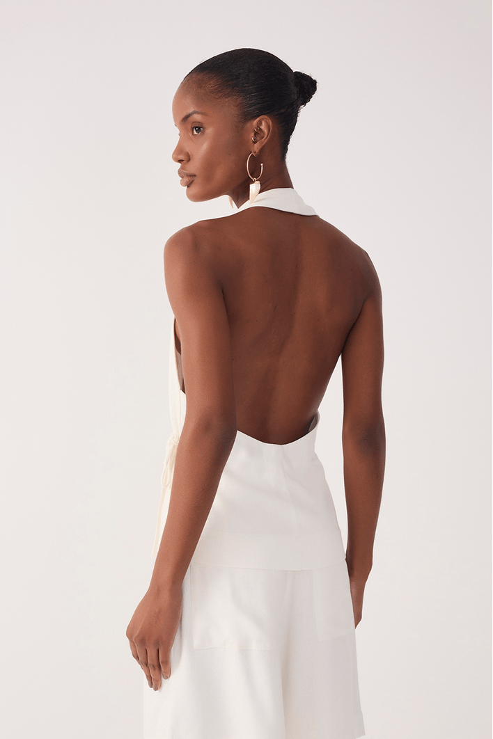 Blusa Frente Única Linho