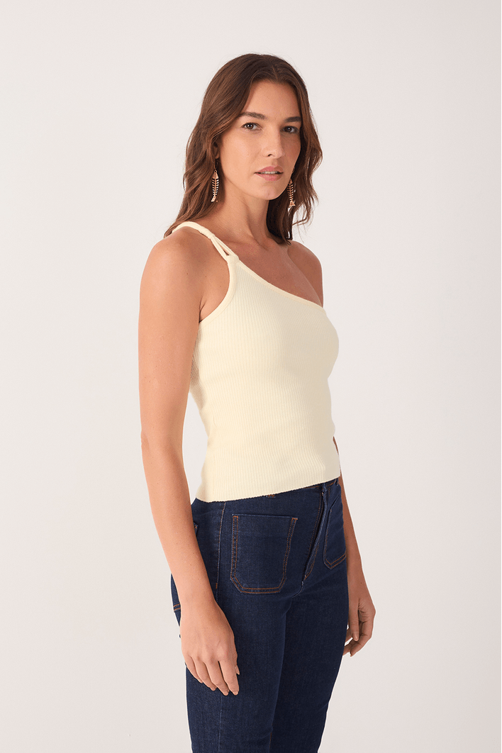 Blusa Tricot Ombro Só Detalhe Alça