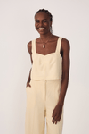 Blusa Linho Decote V