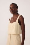 Blusa Linho Decote V