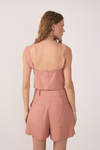 Blusa Linho Decote V