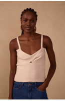 Blusa Tricot Busto Torcido