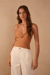 Blusa Tricot Busto Torcido