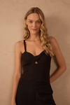 Blusa Tricot Busto Torcido