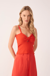 Blusa Tricot Busto Torcido