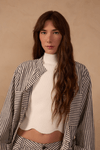 Blusa Tricot Detalhe Barra
