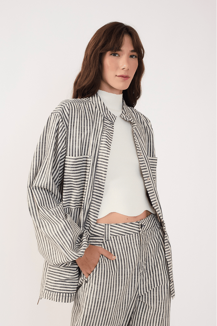 Blusa Tricot Detalhe Barra