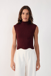 Blusa Tricot Detalhe Barra